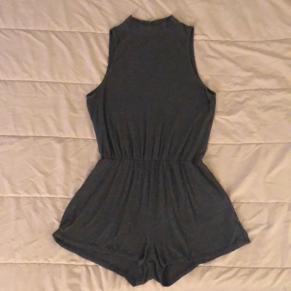 Dark Gray Romper